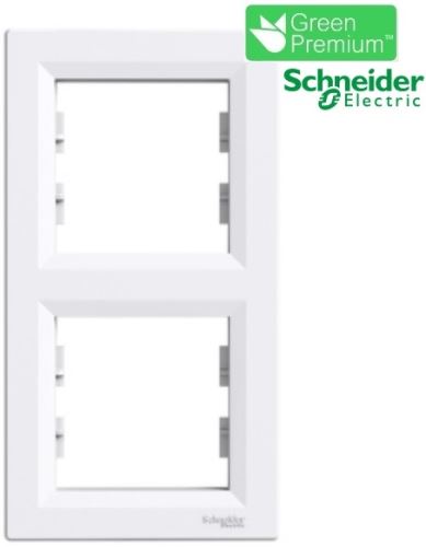 EPH5810221 Krycí rámeček dvojnásobný svislý bílá Asfora SCHNEIDER