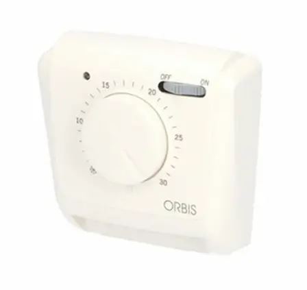 Pokojový mechanický termostat ORBIS CLIMA MLI s přepínačem, manuální ELEMAN