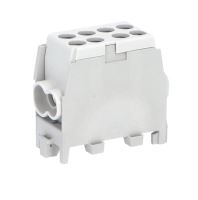 Svorkovnice rozbočovací HLAK 25-1/2 M2 1006511 1pól 100A IP20 Al/Cu šedá, na DIN /2080136 (1)