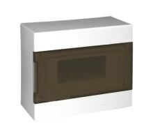 Rozvodnice na omítku ELCON N9M.2 IP40, 6-9 modulů, kouřová dvířka, bílá 00039