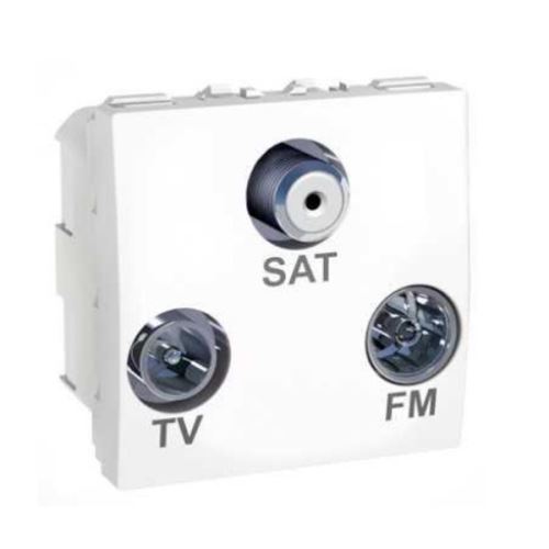 MGU3.450.18 Zásuvka TV-R-SAT s F-konektorem, koncová, polar Unica SCHNEIDER