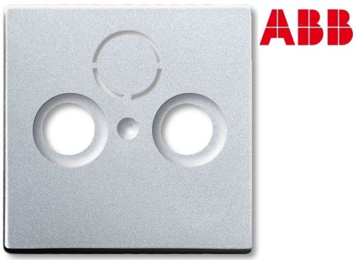 ABB 1724-0-4262 Kryt zásuvky anténní TV+R(+SAT) Future® linear hliníková stříbrná