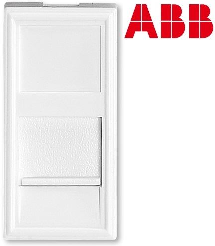 ABB 136811-1 Modul zásuvkový 22,5x45 se záclonkou Profil 45 bílá