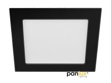 Svítidlo podhledové LED DOWNLIGHT CCT SQUARE IP44 6W hranaté černá PN22400013 PANLUX