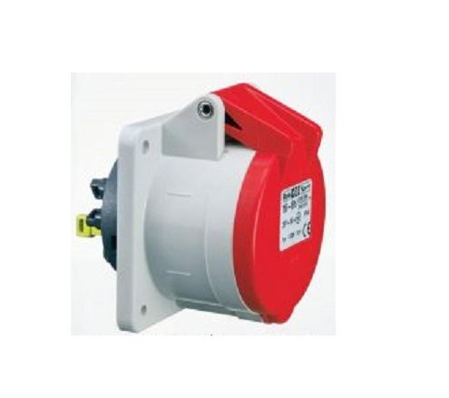 Zásuvka vestavná přímá 32A 4P 400V IP44 6h Quick Connect 13710 BALS