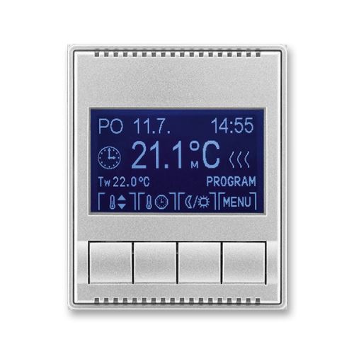 ABB 3292E-A10301 08 Termostat univerzální programovatelný Time®, Time® Arbo titanová