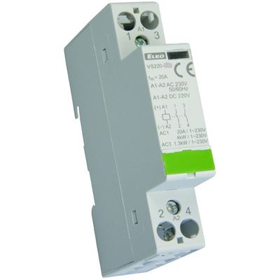 Stykač instalační ELKO VS220-02 230V AC/DC