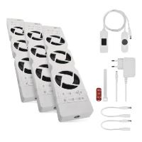 Automatický úsporný ventilátor pod radiátor - Sada TRIO pro velké místnosti