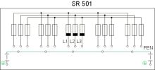 Rozpojovací jistící skříň SR 501/NVW2 DCK (2)