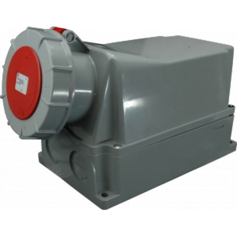 Zásuvka nástěnná 400V IP67 125A 4-pól - IZGN 12543 SEZ