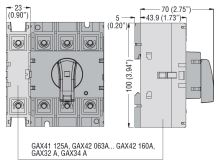 4.pól GAX42080A 80A pro 3P spínač(odpínač) GA 080A LOVATO (3)