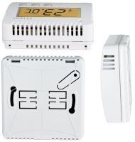 Digitální termostat ELEKTROBOCK PT14-HT pro termoelektrické pohony, drátový, týdenní program (1)