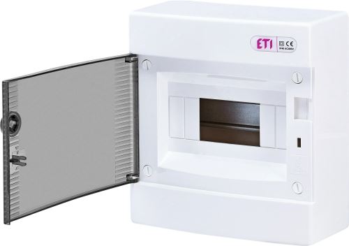 Rozvodná skříň na omítku DIDO-E ECT8PT IP40 průhledná dvířka ETI 001101000