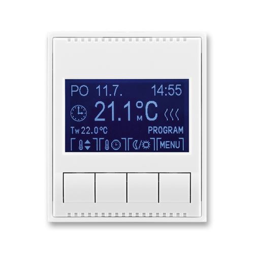 ABB 3292E-A10301 03 Termostat univerzální programovatelný Element®, Time® bílá/ bílá