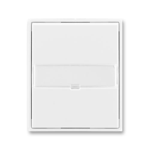 ABB 3558E-A00610 03 Kryt spínače jednoduchý s popisovým polem Element®, Time® bílá/ bílá