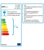 Svítidlo venkovní stropní a nástěnné ELIPTIC EL-100/B bílá PANLUX (1)