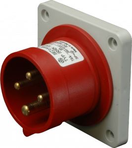 Přívodka vestavná rovná IP54 400V 16A 4-pól - IRRN 1643 SEZ