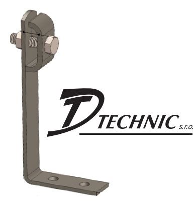 Podpěra vedení na plechové střechy PV 23 nerez 110mm