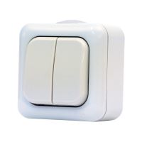 Venkovní vypínač IP44 ř. 5 šedá SCAME - 134.21902.G