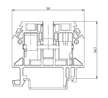 Svorka řadová RSA 10A světle modrá (1)