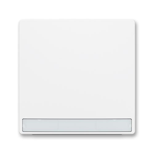 ABB 3559T-A00610 240 Kryt spínače jednoduchý, popisové pole, matná bílá Zoni®