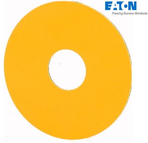 Označovací štítek nouzového zastavení M22-XAK O90mm prázdný EATON 216464
