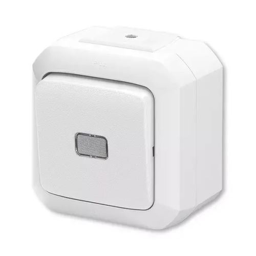 ABB VARIANT+ venkovní vypínač IP54 ř. 6S, 6So, s čirým průzorem, 3558N-C25511 B bílá