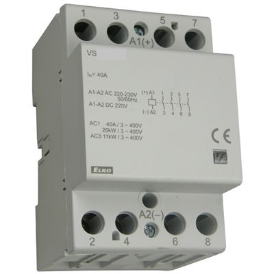 Stykač instalační ELKO VS440-40 230V AC/DC