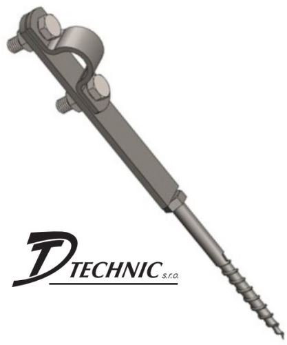 Držák ochranné trubky a jímače DOT vrut 160 nerez Ø20 - vrut 8x160mm