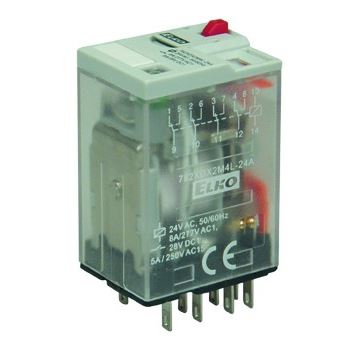 Pomocné relé do patice ELKO 782L/120V AC