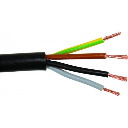 Kabel gumový H05RR-F 4G0,75 mm2 (CGSG) černá