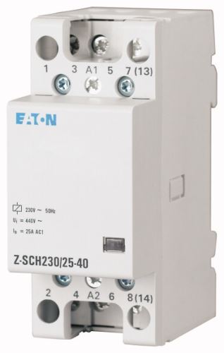 Stykač instalační EATON Z-SCH230/25-40 230V AC/ 25A, 4x zapínací kontakt