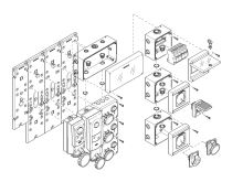 Skříňka ADVANCE 2 compact, IP66, plný kryt SCAME - 576.4304 (1)