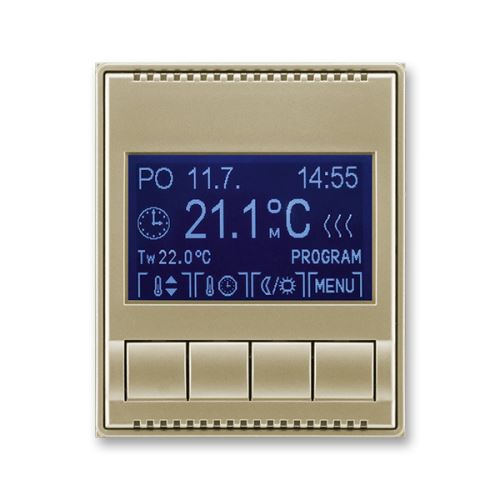 ABB 3292E-A10301 33 Termostat univerzální programovatelný Time®, Time® Arbo šampaňská