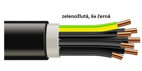 Kabel CYKY-J 7x1,5 mm2