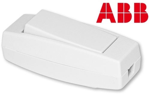 ABB 3251-01915 Spínač jednopólový šňůrový průchozí bílá
