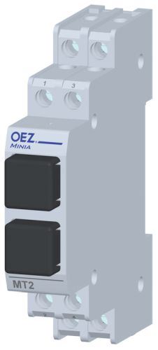 Tlačítko ovládací dvojnásobné MT2-11-TB bez aretace černá OEZ
