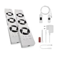 Automatický úsporný ventilátor pod radiátor - Sada DUO pro střední místnosti