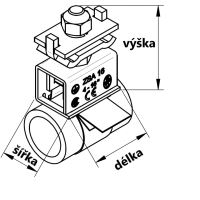 Svorka zemnicí ZSA 16 nerez (1)