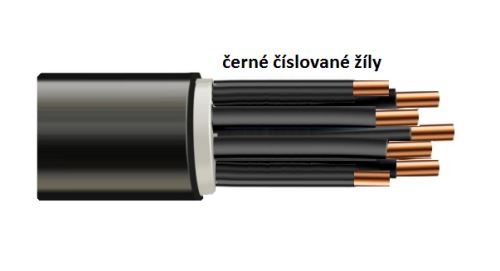 Kabel CYKY-O 7x1,5 mm2
