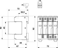 Svodič SLP-275 V/4 S SPD typ T2 SALTEK (2)