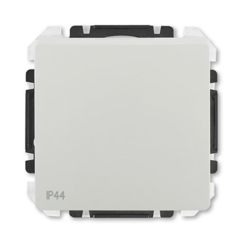 ABB 3557G-A80940 S1 Ovládač zapínací (tlačítko) s krytem č.1/0 IP44 Swing®L světle šedá