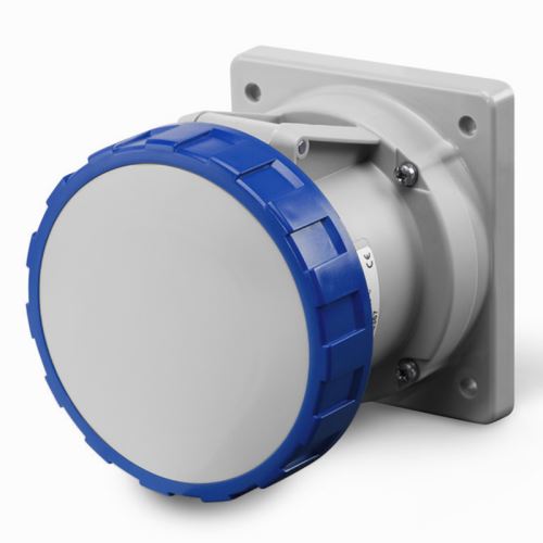 Zásuvka vestavná OPTIMA rovná, 2P+E, 230V/ 63A, IP67 SCAME - 428.6363