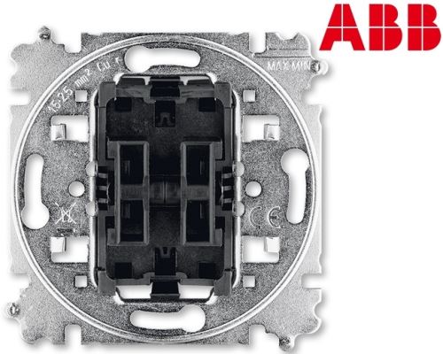 ABB 3559-A52345 Přístroj přepínače střídavého dvojitého ř.6+6 (6+1)