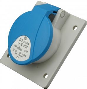 Zásuvka vestavná IP54 230V 32A 3-pól - IE 3232 SEZ