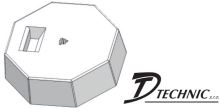 Podstavec betonový JP Pod-bet-D240+ klín Ø240mm