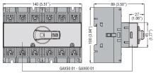 Vzájemné mechanické blokování 63 - 125A GAX5001 LOVATO (1)