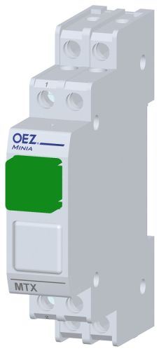Tlačítko ovládací MTX-10-TE 25A 230VAC bez aretace zelená OEZ