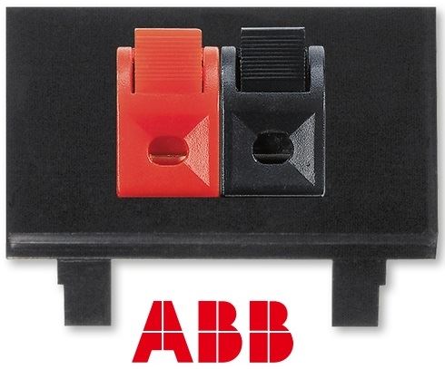 ABB 5014E-A03012 Maska nosná se 2 reproduktorovými svorkami Element®, Time® (Arbo)