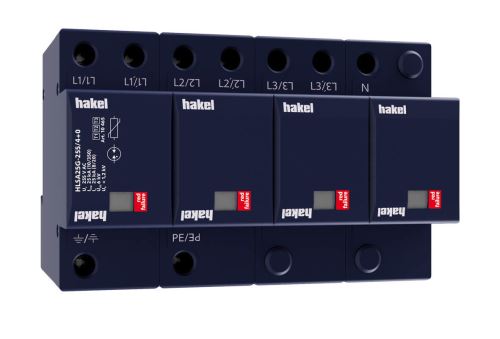 Svodič přepětí HLSA25G-255/4+0 SPD typ 1+2+3 HAKEL